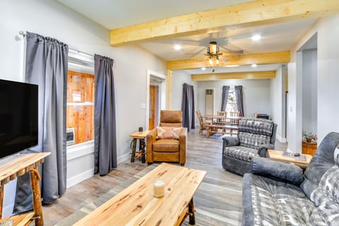 Seney Vacation Rental | 2BR | 2BA | 1,330 Sq Ft | Stairs Required