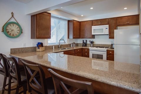 Lower unit's kitchen
                