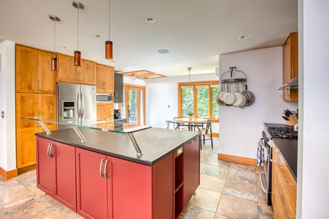 Spacious kitchen island for cooking your favorite meals at home.