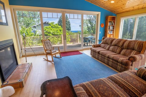 Second Level | Living Room | Deck