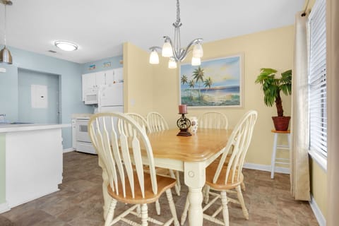 Dining and kitchen space