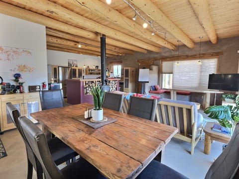 Dining room and living space