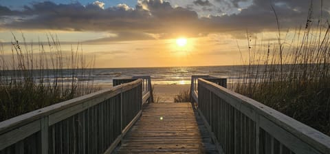 Sunrise, steps away from your bedroom.