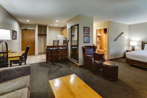 Gather comfortably in the spacious suite after a full day.