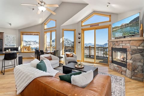 Stunning views in open living area.