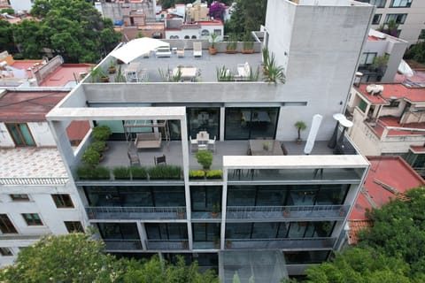 Exterior view of the building