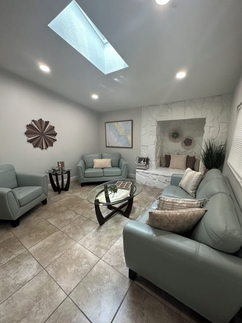 Livingroom with skylight