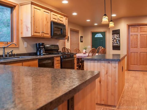 Bring your food, spices, drinks; this kitchen should have everything else you need.