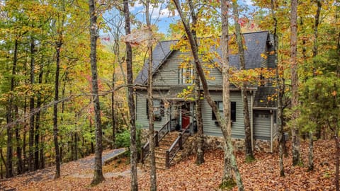 Surrounded by gorgeous fall color!