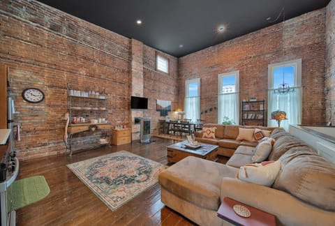 Large open living room to cozy up and watch a movie with the weather doesn`t cooperate