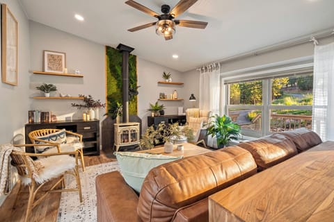 Imagine yourself relaxing with good conversation, a glass of wine, and friends…