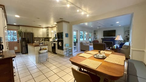 Main level kitchen/dining/rear living area