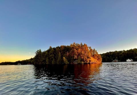 view of Channel Island from Lake Rosseau
