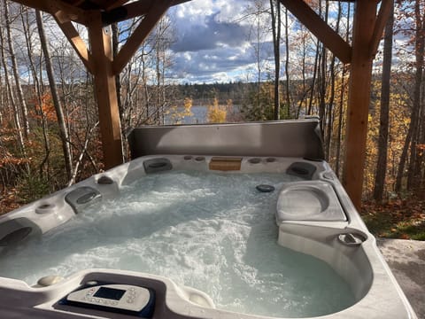 Hot tub added in June 2025 and pavilion added November 2025