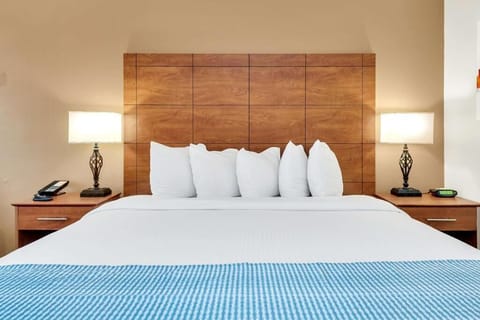 Sink into plush pillows for a deeply restful night.