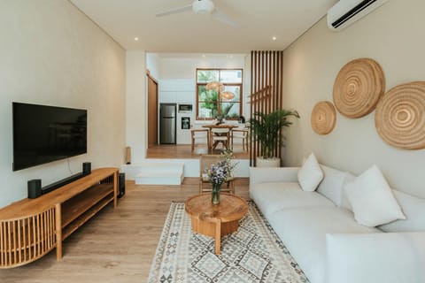 Open-plan living space perfect for relaxation and socializing.