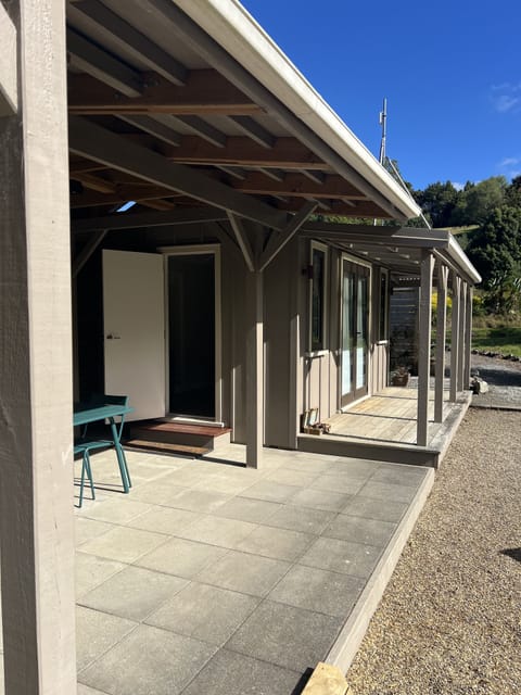 Patio - looking at cabin 1 from cabin 2
