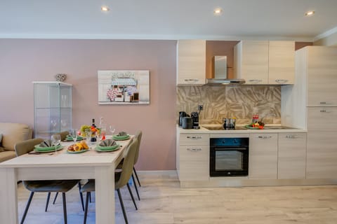 Kitchen and dining area