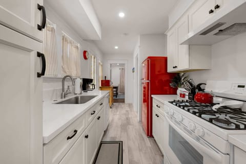 Fully stocked kitchen