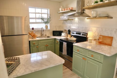 Imagine relaxing here with a glass of wine, some friends, and good conversation