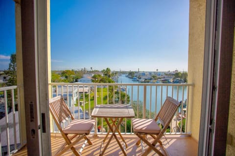 Private balcony overlooking Boca Ciega Bay