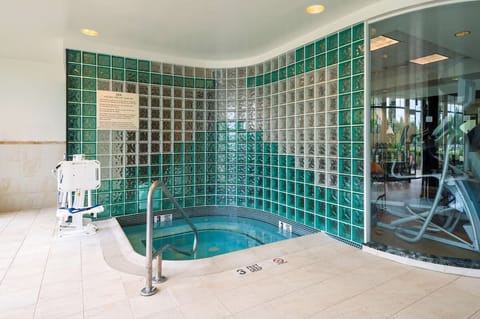Slip into the soothing hot tub for post-workout recovery.