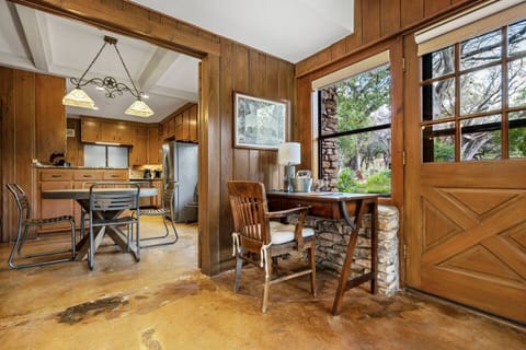 Desk for those that may need to work.  Wireless Wi-fi is available. 