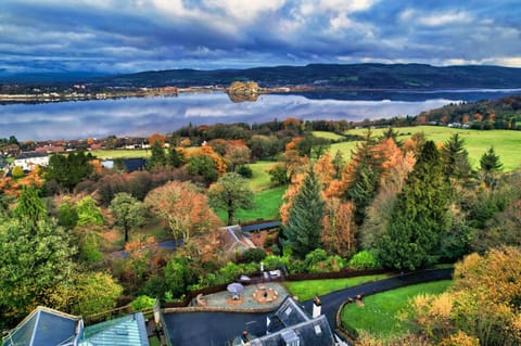 Breathtaking river and mountain views fro the property