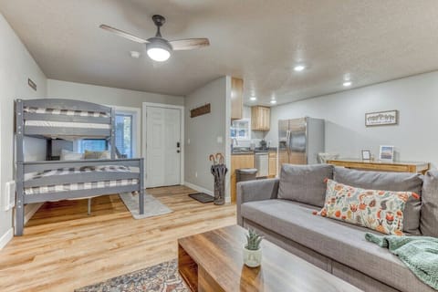 Sink into relaxation on our comfy sofas! Perfect for lounging after a day of adventures. 