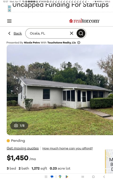 Is june park than a major walking distance Docked boat in Ocala