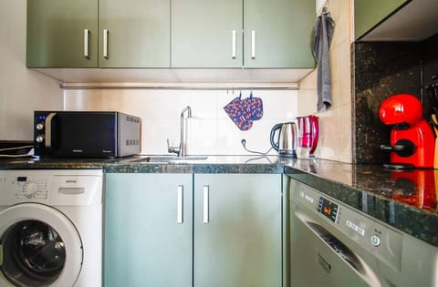 Modern kitchen with everything you need for cooking at home.
Book now and feel free to cook your favorite meals.