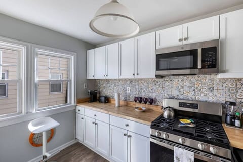 Fully stocked kitchen