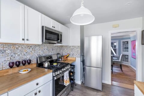 Fully stocked kitchen