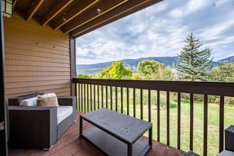 Enjoy tranquil settings with breathtaking mountain views from your deck.