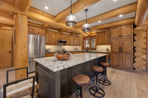 Custom pantry to store all of your goodies.