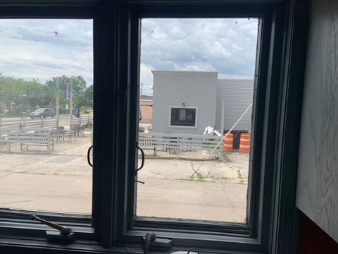 Luna Pier Beach Cafe right outside your kitchen window