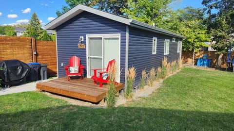 Relax on the deck for a quiet coffee or happy hour