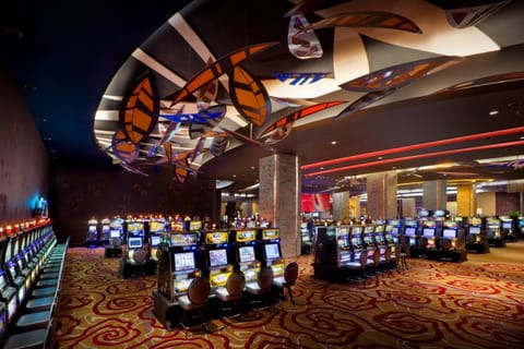 Enjoy a private, upscale gaming vibe with lounge seating.
