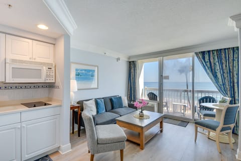 Living Area | Full Sleeper Sofa | 2-Person Dining Table