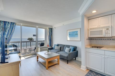 Living Area | Full Sleeper Sofa | 2-Person Dining Table