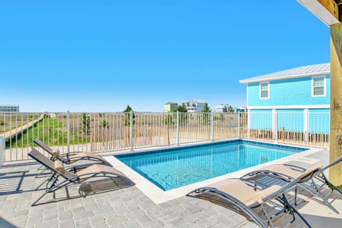 Summertime Blues I has a private fenced pool