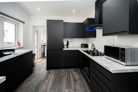 Spacious well equipped kitchen