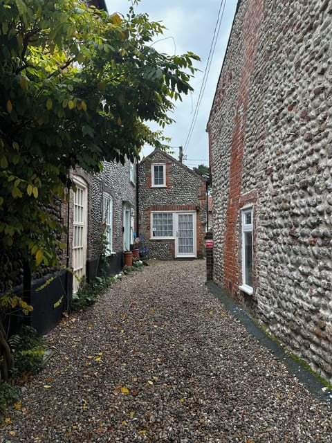 Tucked away down leatherdale loke,50 metres to the quay and carpark