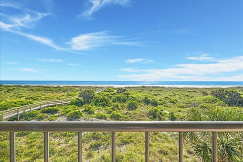 Oceanfront view from balcony