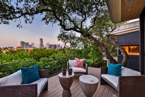 Main Floor Patio with Downtown Views