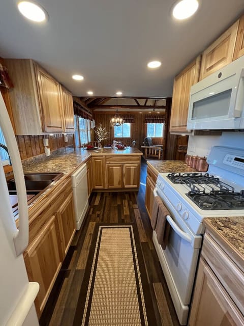 All the comforts of home, including a dishwasher