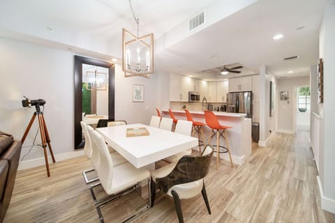 Modern and trendy dining for 12