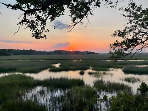 Beautiful sunset views from back deck!