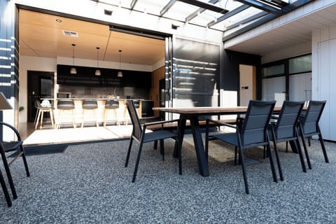 Indoor-outdoor living from the kitchen to the patio