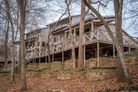 Riverside view of the Cabin